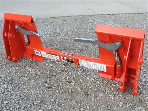 skid steer quick attach for tl720 loader|Kubota TL720 Quick Attach Conversion.